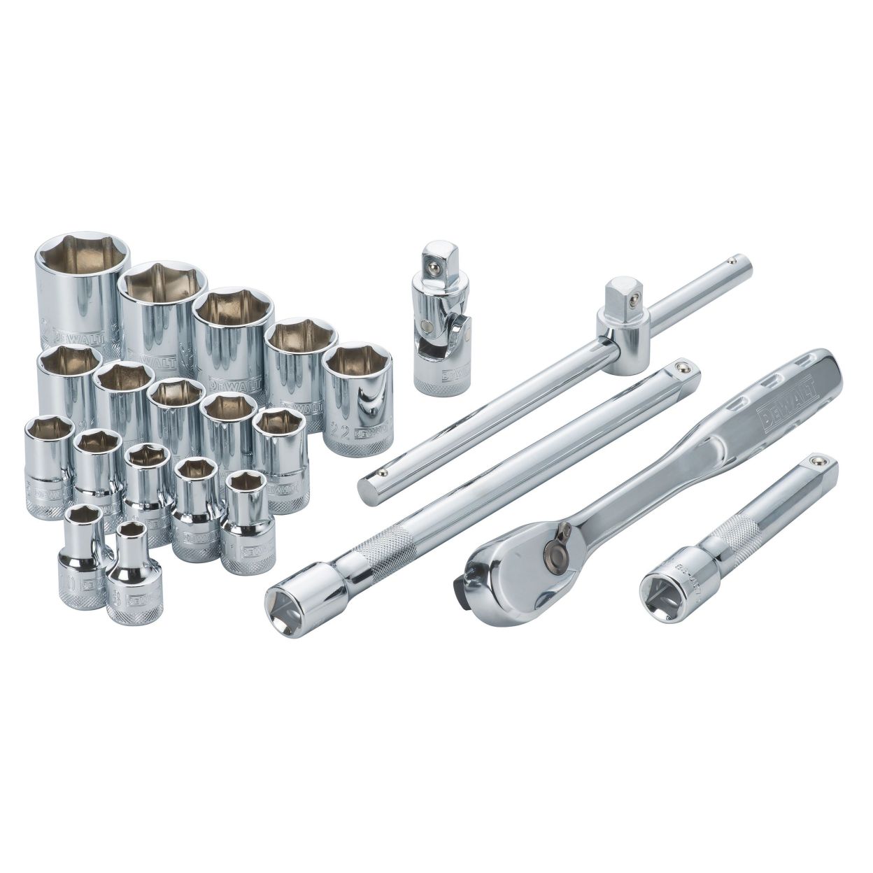 Набор торцевых головок DEWALT, 22 шт., DWMT19241-1