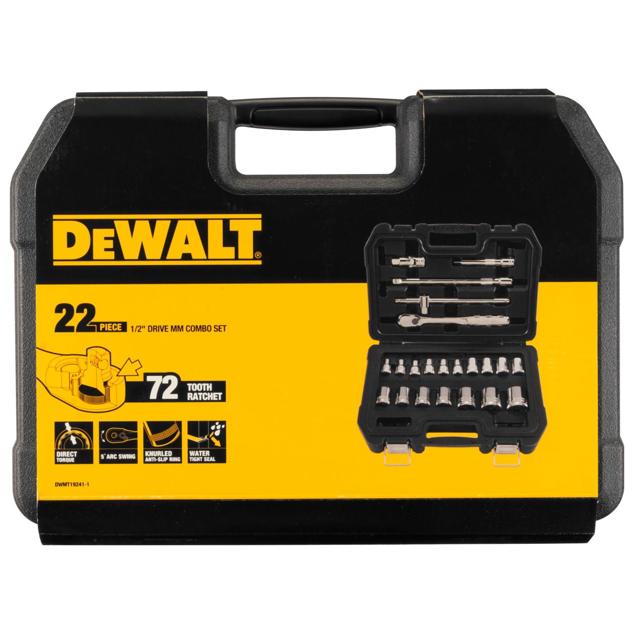 Набор торцевых головок DEWALT, 22 шт., DWMT19241-1
