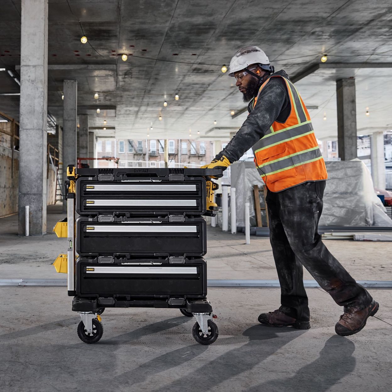 База с колесами DEWALT DWST08530-1, для модульной системы хранения TOUGHSYSTEM DXL, до 200 кг