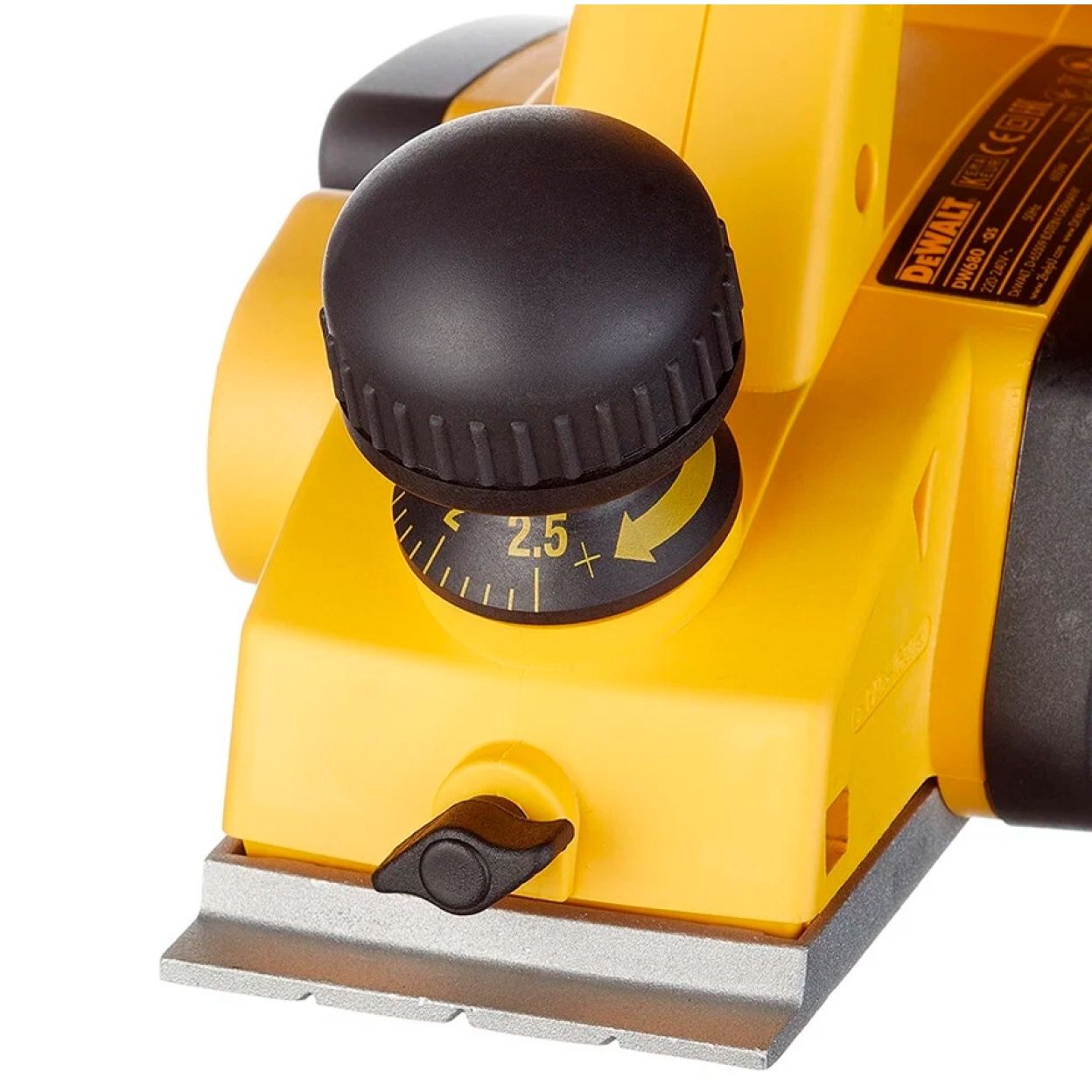 Рубанок DEWALT DW680K, 600 Вт, 15000 об/мин, 82 мм, в кейсе (DW680K-QS)