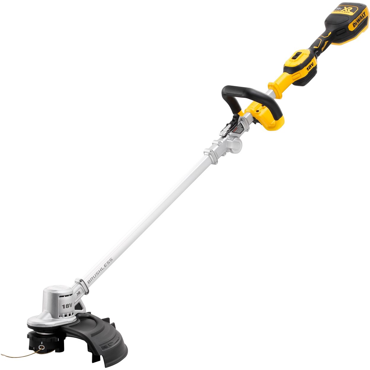 Аккумуляторный триммер DEWALT DCMST561P1, 18 В, 6000 об/мин, с АКБ 5 Ач и ЗУ (DCMST561P1-QW)