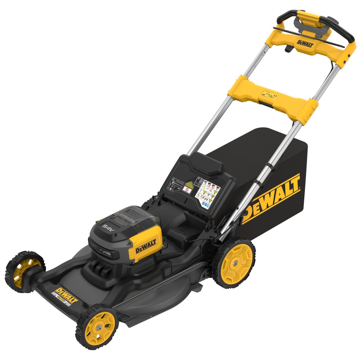 Аккумуляторная газонокосилка DEWALT DCMWSP660N, 2x54 В, 2300 об/мин, 67 л, без АКБ и ЗУ (DCMWSP660N-XJ)