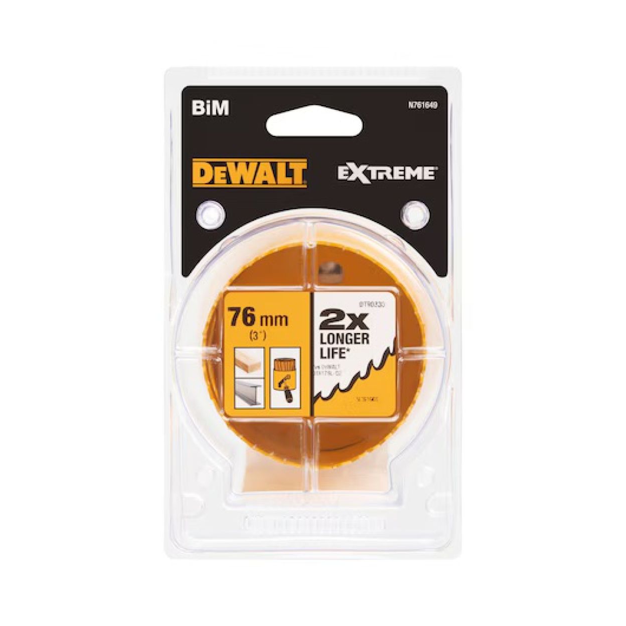 Коронка DEWALT DT90330, 76 мм, 1 шт. (DT90330-QZ)