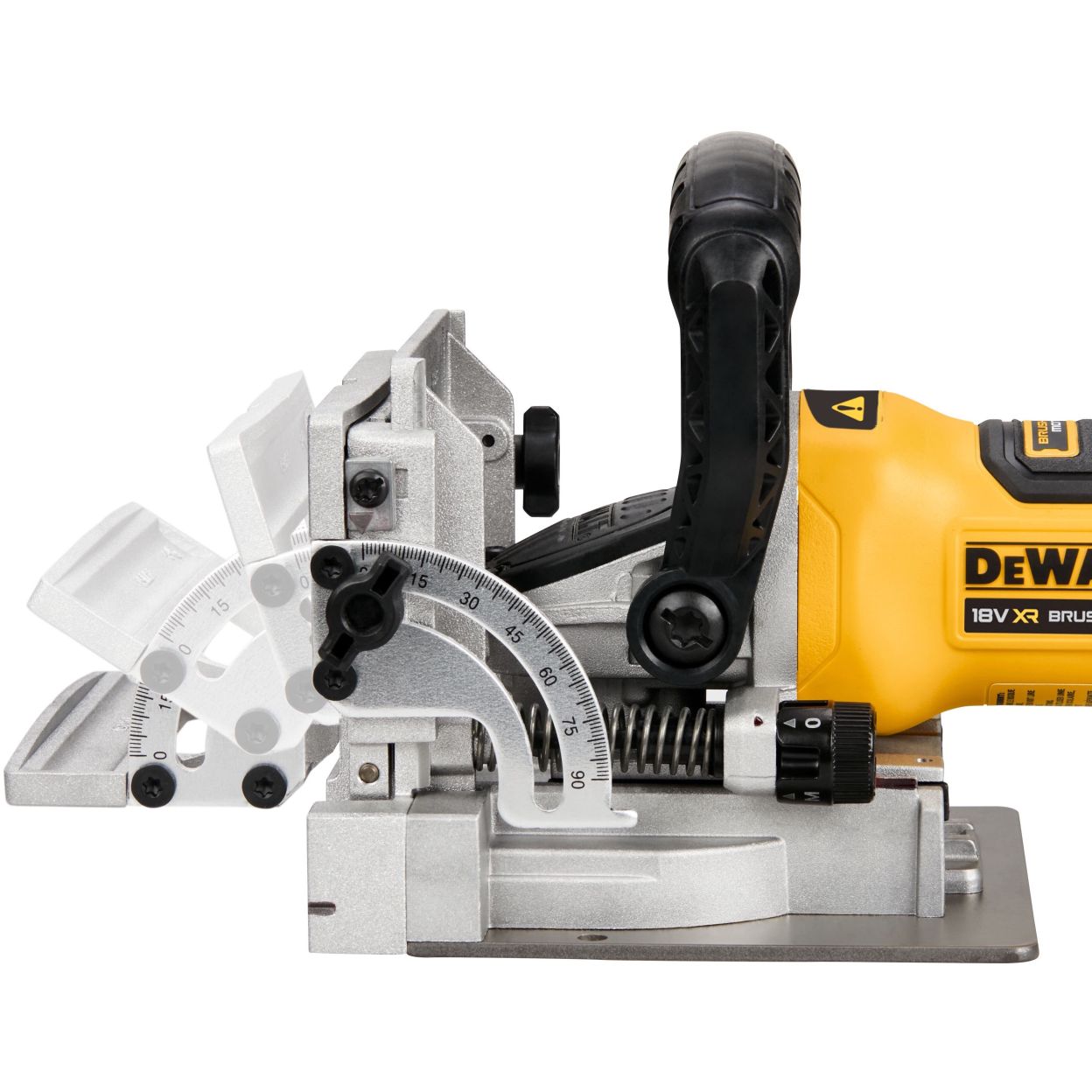 Аккумуляторный ламельный фрезер DEWALT DCW682P2, 18 В, 8000 об/мин, с 2 АКБ 5 Ач и ЗУ, в кейсе TSTAK (DCW682P2-QW)