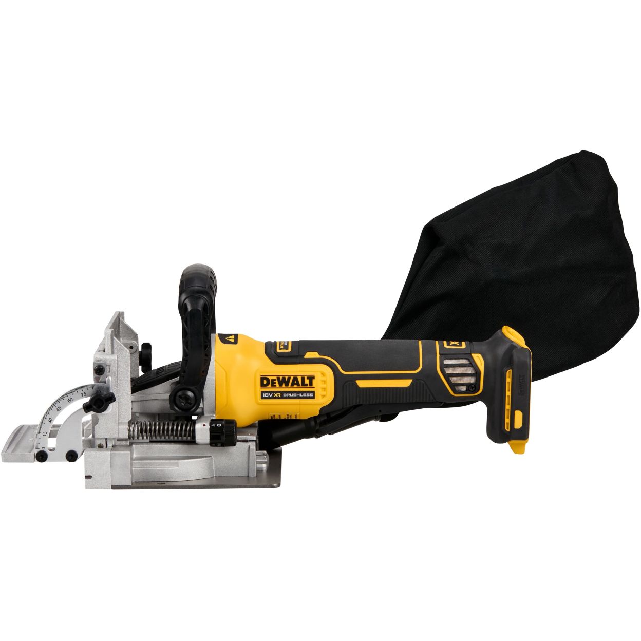 Аккумуляторный ламельный фрезер DEWALT DCW682P2, 18 В, 8000 об/мин, с 2 АКБ 5 Ач и ЗУ, в кейсе TSTAK (DCW682P2-QW)