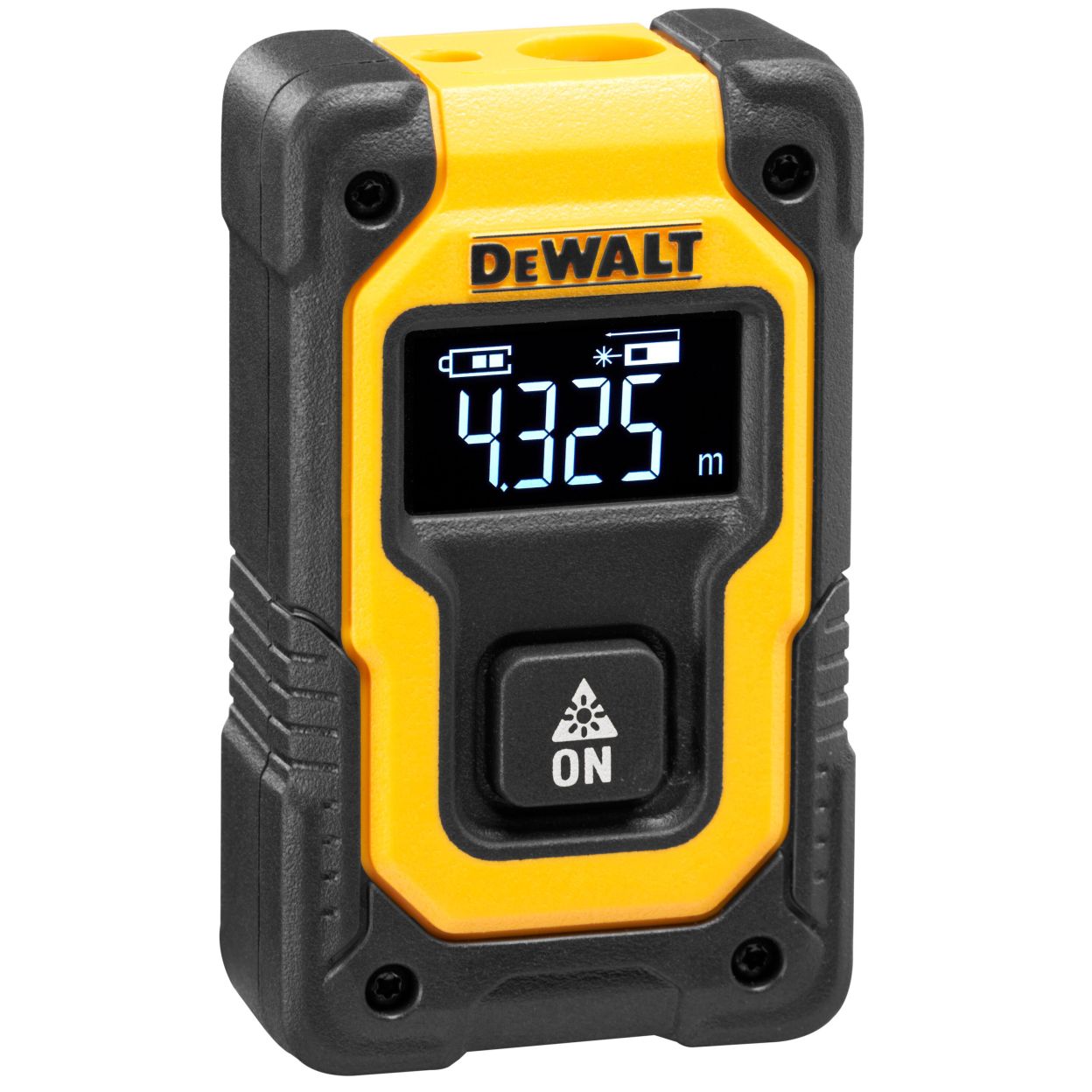 Аккумуляторный лазерный дальномер DEWALT DW055PL, 3.6 В, 16 м, со встроенной АКБ (DW055PL-XJ)