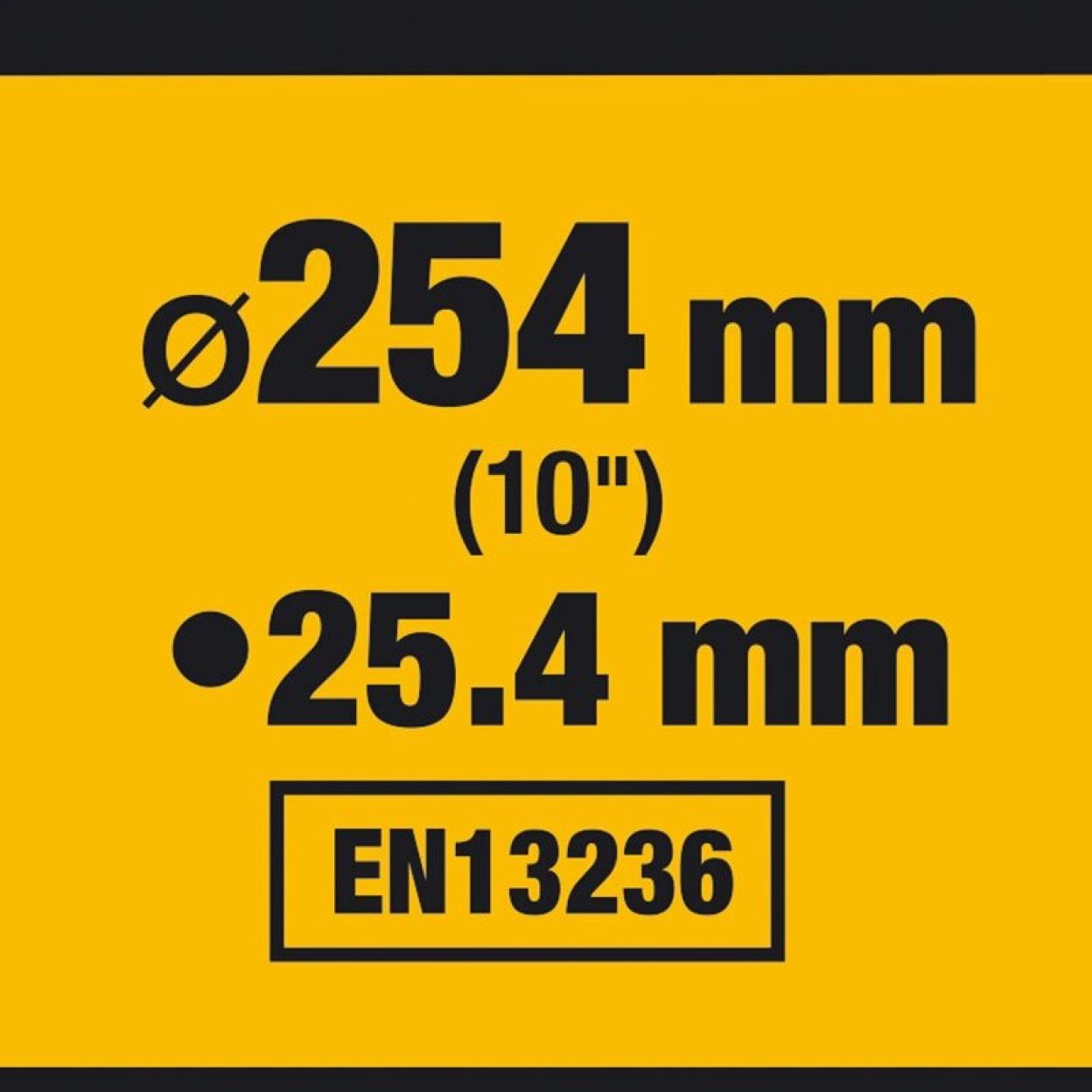 Отрезной алмазный диск DEWALT DT3733, по плитке, 254х25.4х1.6 мм (DT3733-XJ)
