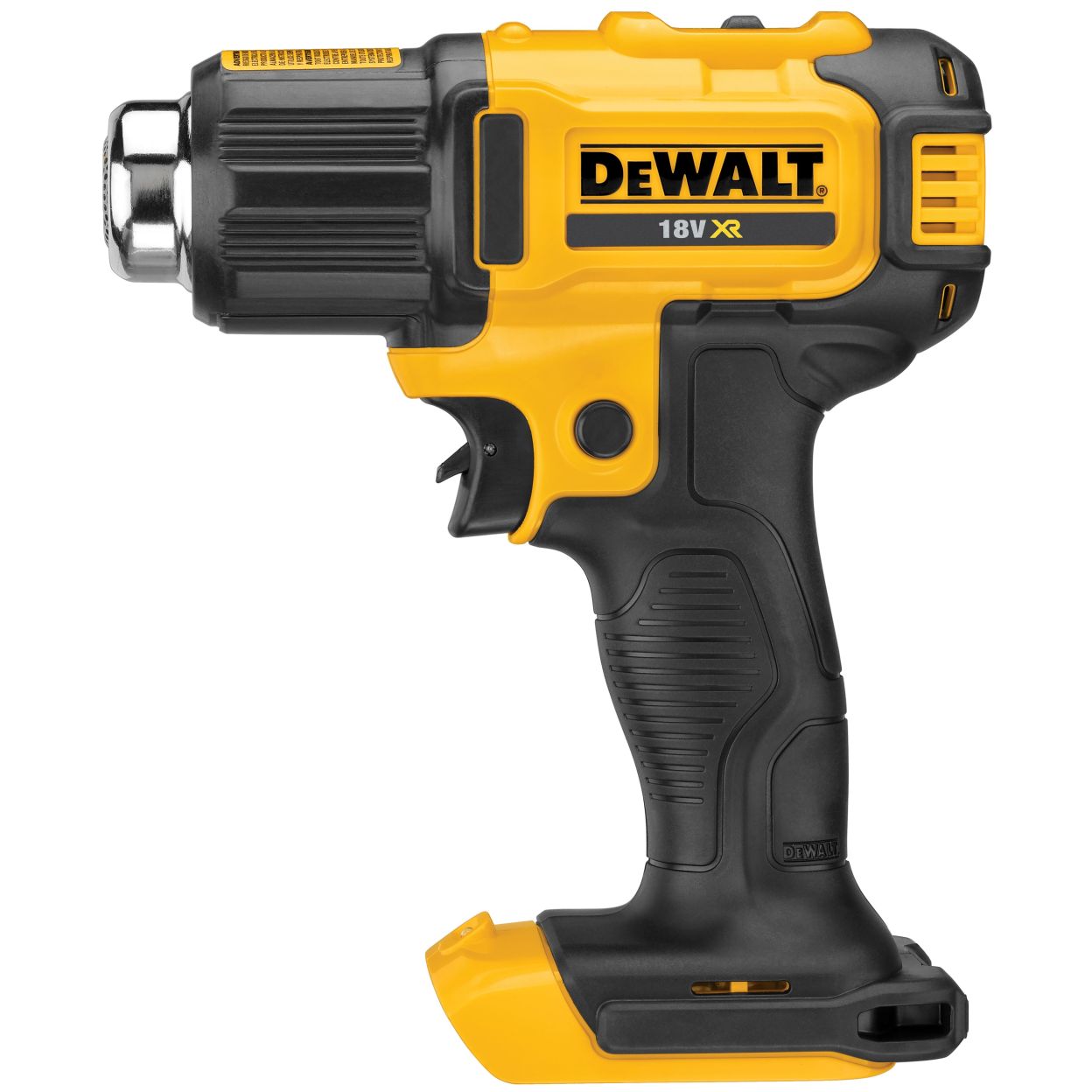 Аккумуляторный пистолет горячего воздуха DEWALT DCE530N, 18 В, 530°С, 190 л/мин, без АКБ и ЗУ (DCE530N-XJ)