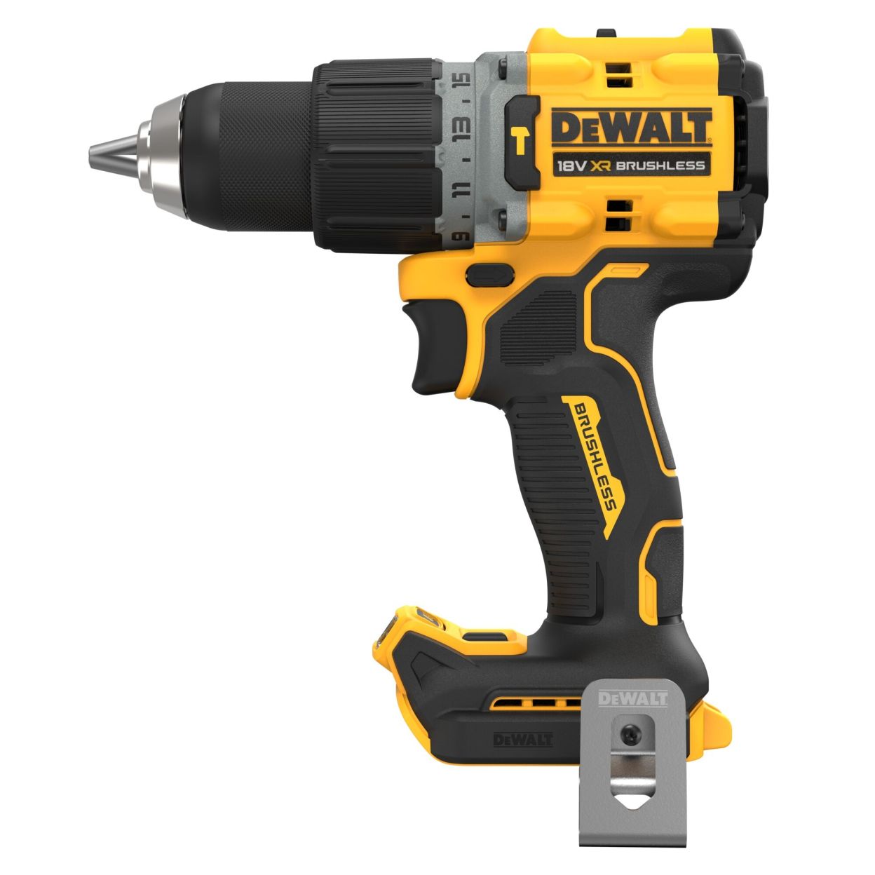 Ударная дрель-шуруповерт DEWALT DCD805NT, 18 В, 2000 об/мин, 34000 уд/мин, без АКБ и ЗУ, в кейсе TSTAK