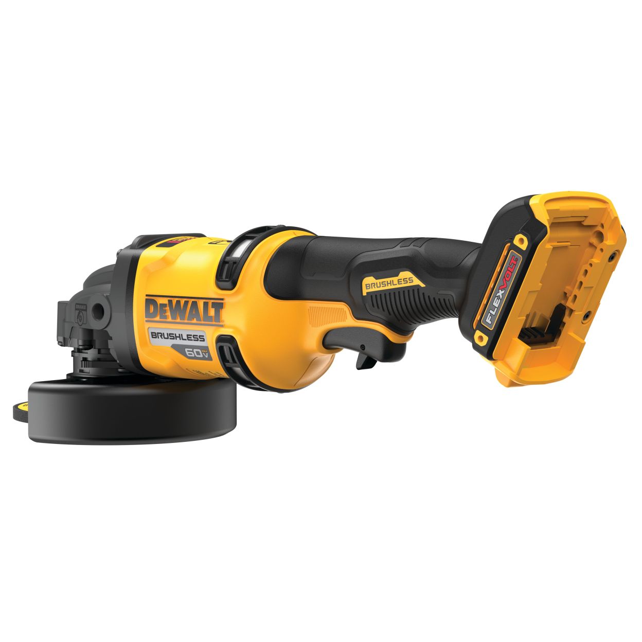 Аккумуляторная угловая шлифмашина DEWALT DCG418X1, 60 В, 150 мм, 9000 об/мин, с АКБ 3 Ач и ЗУ (DCG418X1B-XJ)
