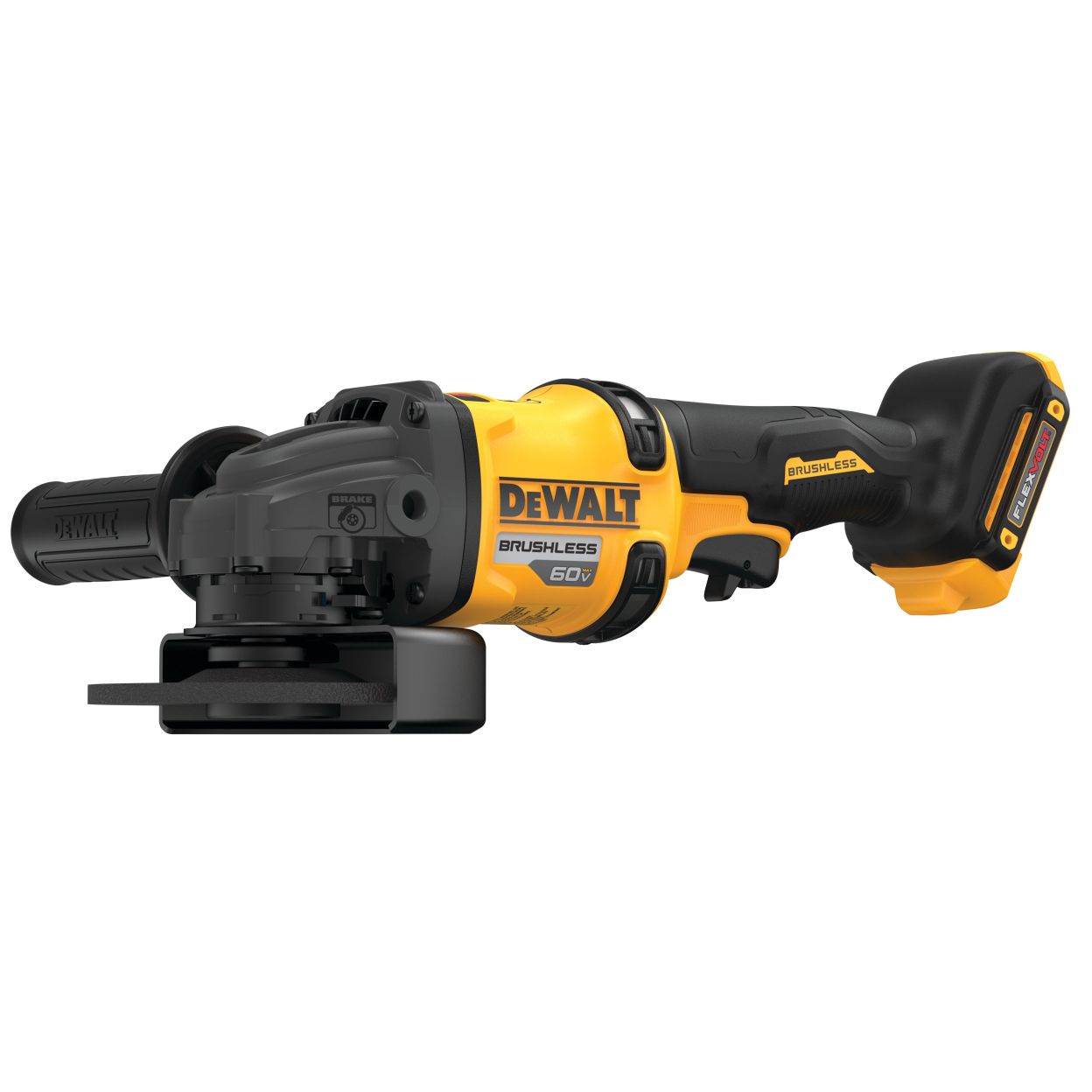Аккумуляторная угловая шлифмашина DEWALT DCG418X1, 60 В, 150 мм, 9000 об/мин, с АКБ 3 Ач и ЗУ (DCG418X1B-XJ)