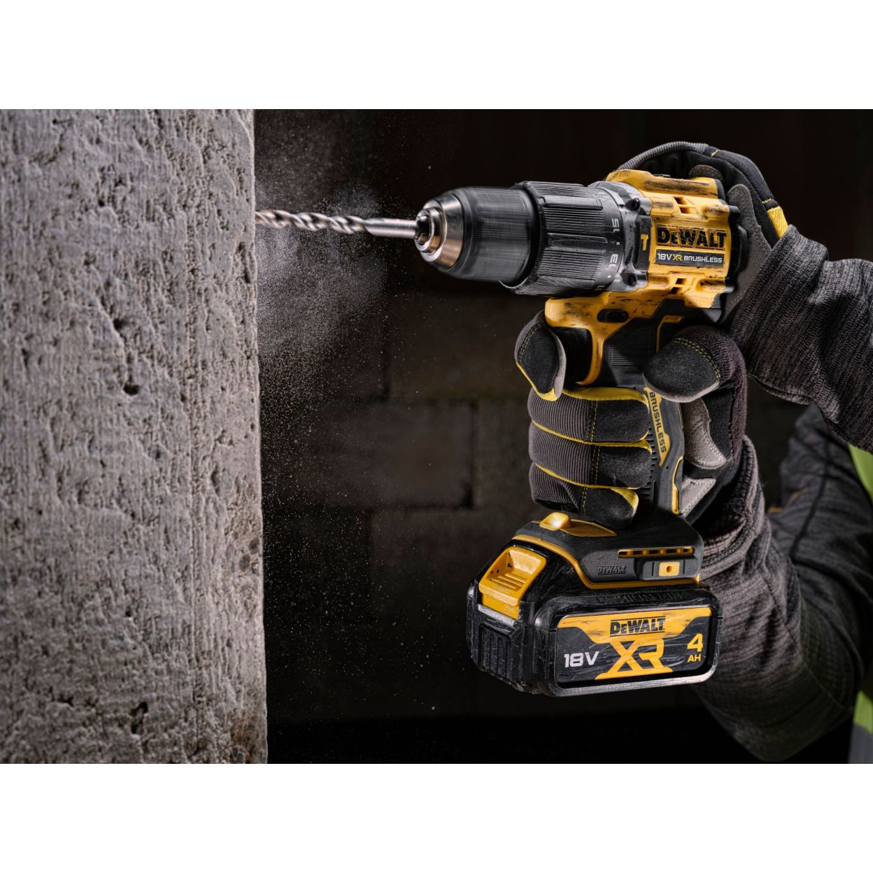 Ударная дрель-шуруповерт DEWALT DCD100YNT, 18 В, 1650 об/мин, 28050 уд/мин, без АКБ и ЗУ, в кейсе TSTAK (DCD100YNT-XJ)