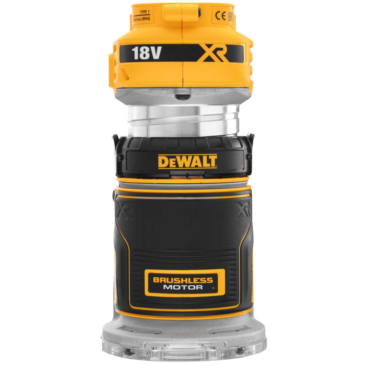 Аккумуляторный вертикальный фрезер DEWALT DCW604NT, 18 В, 25500 об/мин, 55 мм, без АКБ и ЗУ, в кейсе TSTAK