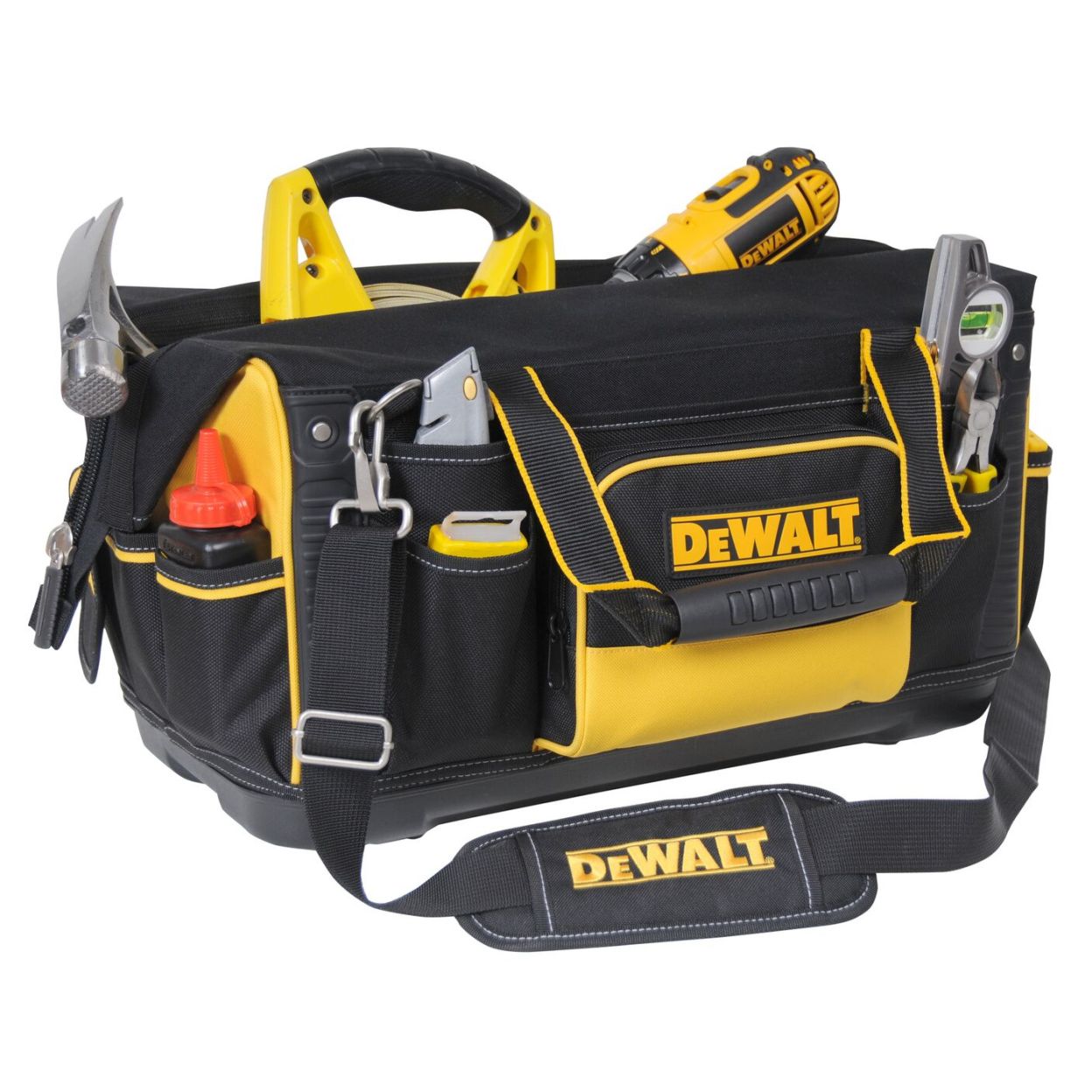 Сумка для электроинструмента DEWALT 1-79-209, Power Tool Open Mouth, открытая с пластмассовым дном, нейлоновая, 18 / 50 x 30 x 31 см
