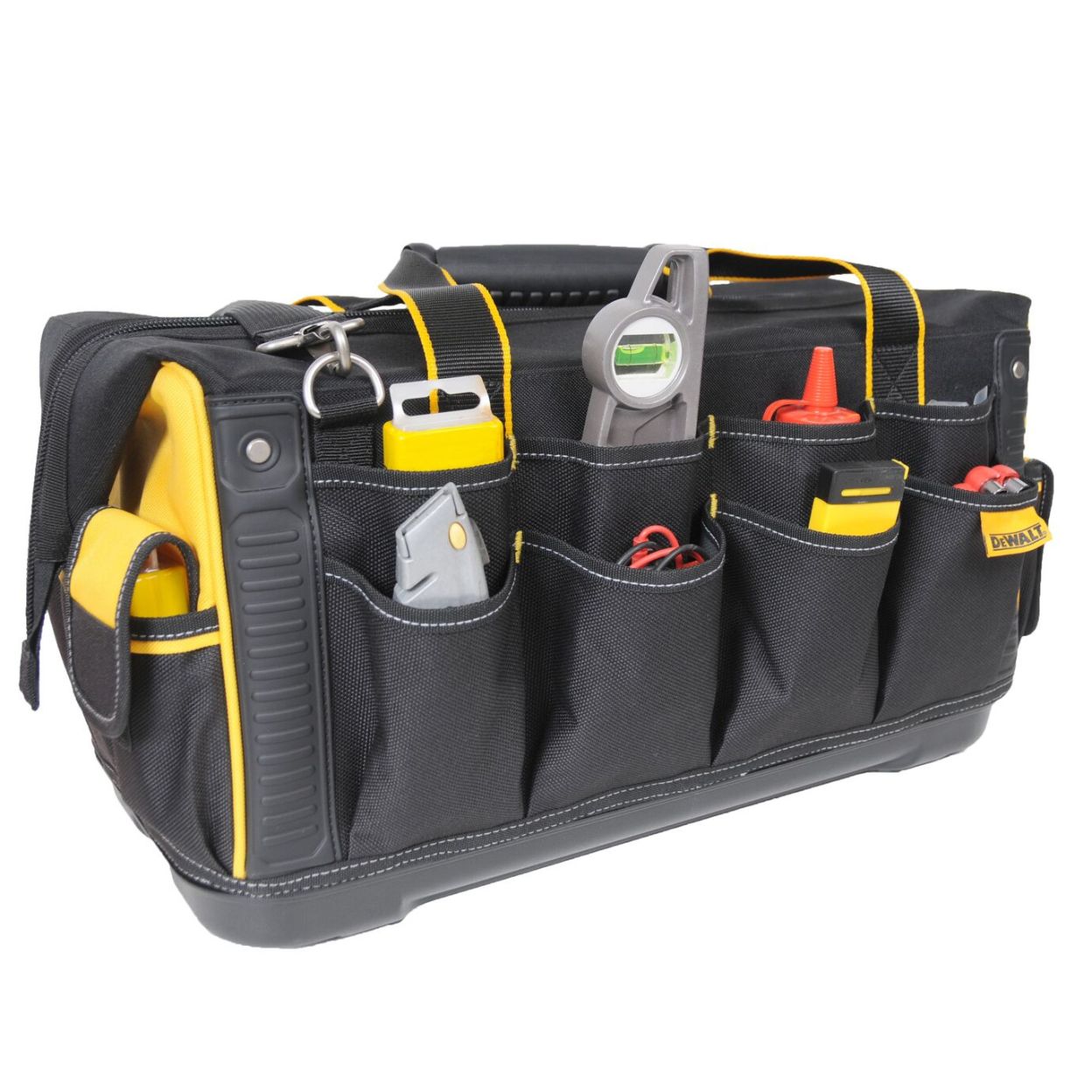 Сумка для электроинструмента DEWALT 1-79-209, Power Tool Open Mouth, открытая с пластмассовым дном, нейлоновая, 18 / 50 x 30 x 31 см