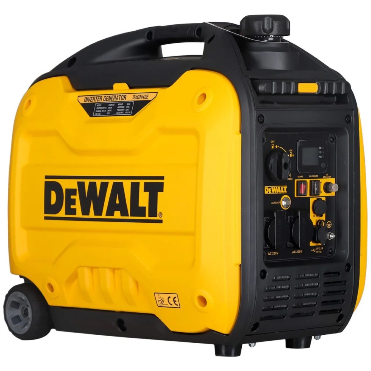Бензиновый инверторный генератор DEWALT DXGNI42E, 3.8 кВт