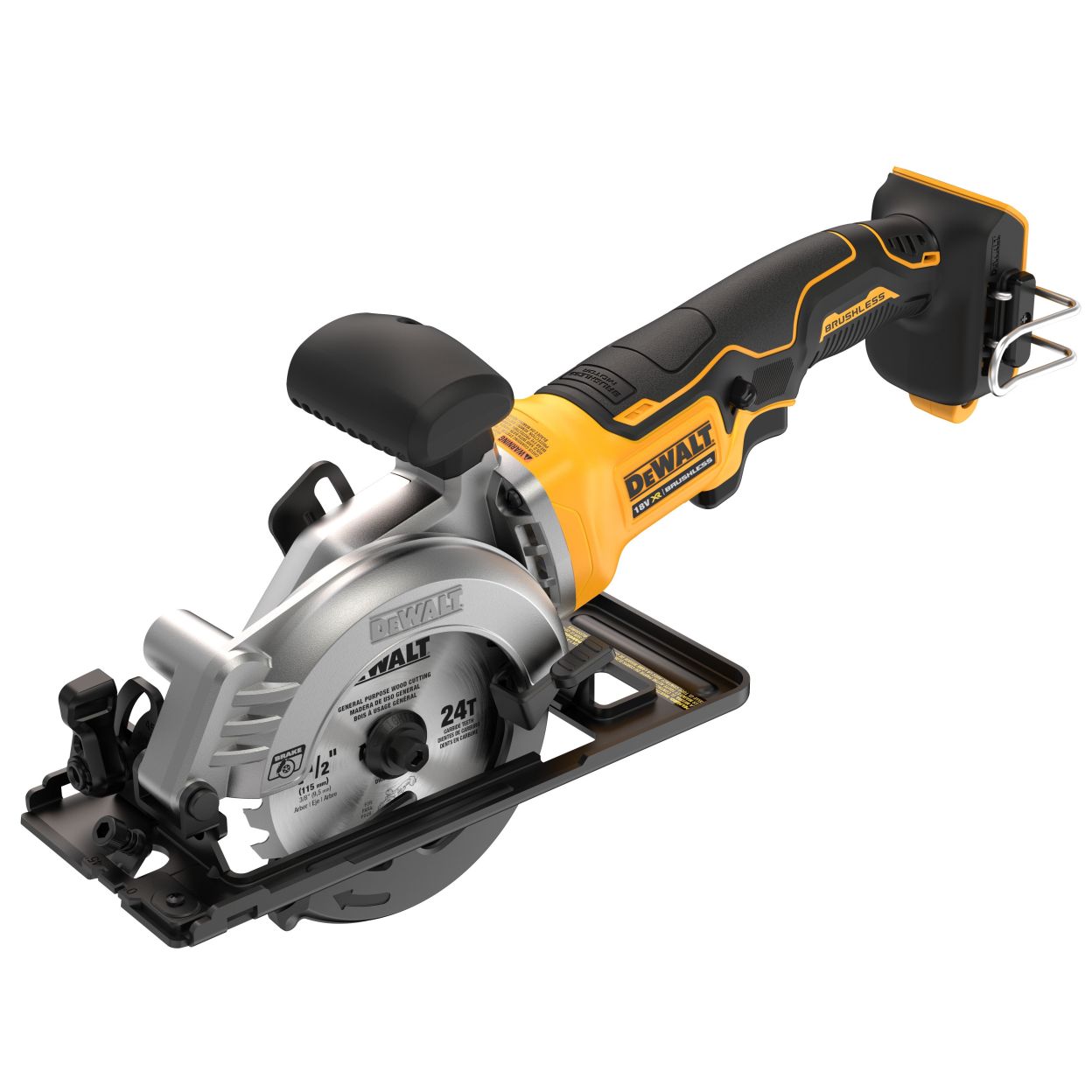 Аккумуляторная дисковая пила DEWALT DCS571N, 18 В, 115 мм, 4500 об/мин, без АКБ и ЗУ (DCS571N-XJ)