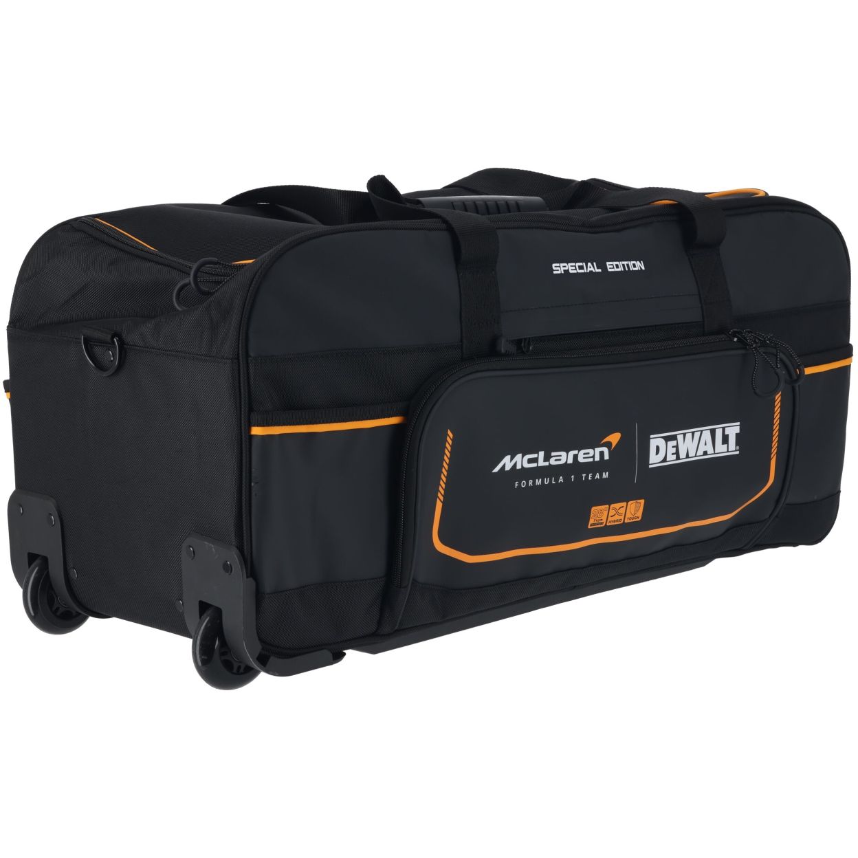 Сумка DEWALT McLaren Limited Edition DWST83522-9, с наплечным ремнем, на колесах, 60 л