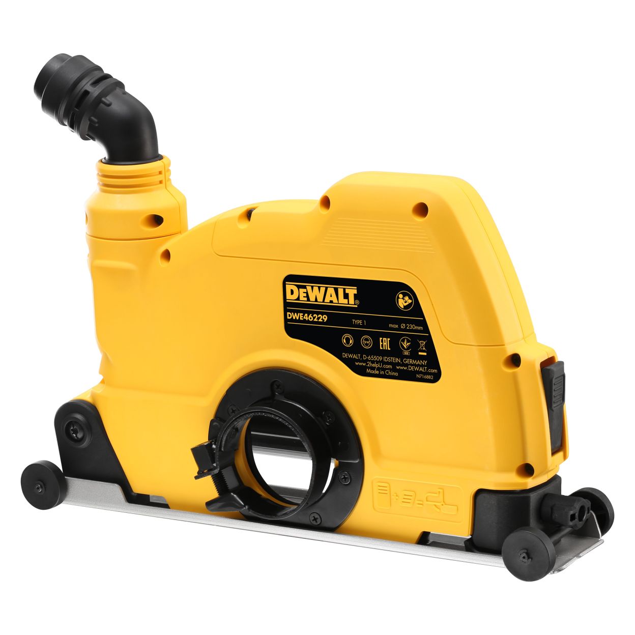 Кожух для штробления для УШМ, 230 мм, DEWALT DWE46229