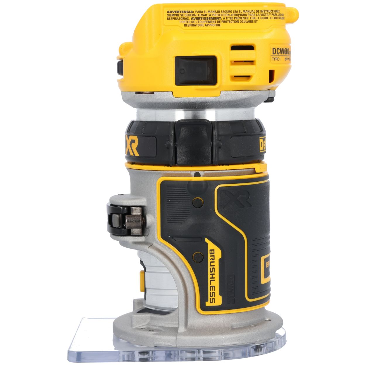 Аккумуляторный кромочный фрезер DEWALT DCW600B, 20 В, 25500 об/мин, 55 мм, без АКБ и ЗУ (DCW600B-XJ)