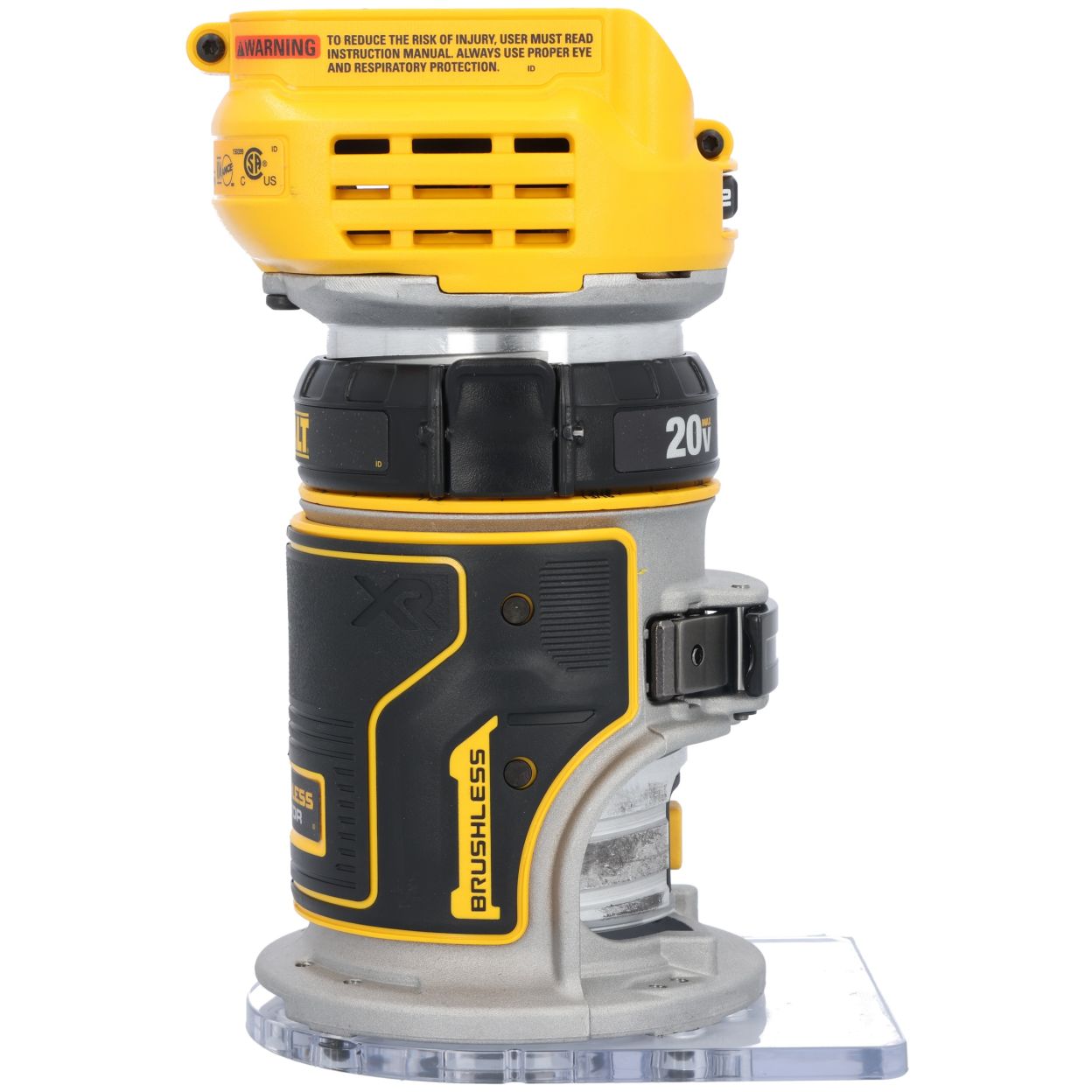 Аккумуляторный кромочный фрезер DEWALT DCW600B, 20 В, 25500 об/мин, 55 мм, без АКБ и ЗУ (DCW600B-XJ)