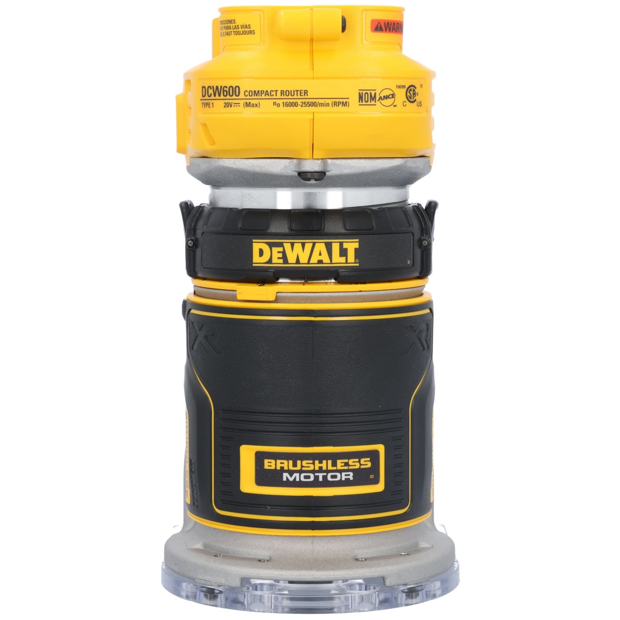 Аккумуляторный кромочный фрезер DEWALT DCW600B, 20 В, 25500 об/мин, 55 мм, без АКБ и ЗУ (DCW600B-XJ)