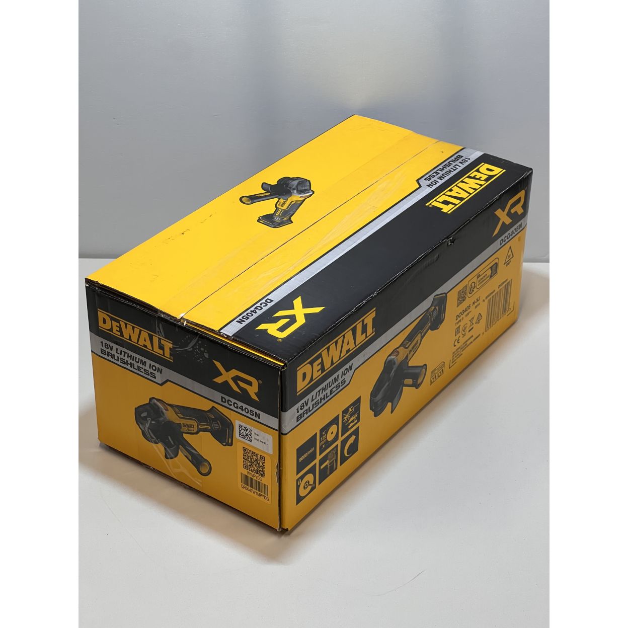 Угловая шлифмашина DEWALT DCG405N, 18 В, 125 мм, 9000 об/мин, без АКБ и ЗУ (УЦЕНЕННЫЙ ТОВАР) (DCG405N-XJ/U3)