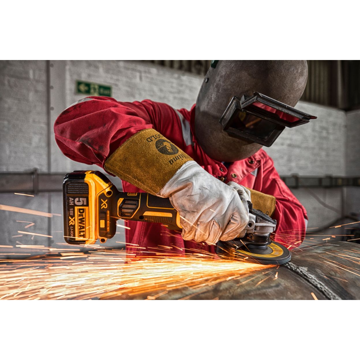 Угловая шлифмашина DEWALT DCG405N, 18 В, 125 мм, 9000 об/мин, без АКБ и ЗУ (УЦЕНЕННЫЙ ТОВАР) (DCG405N-XJ/U3)
