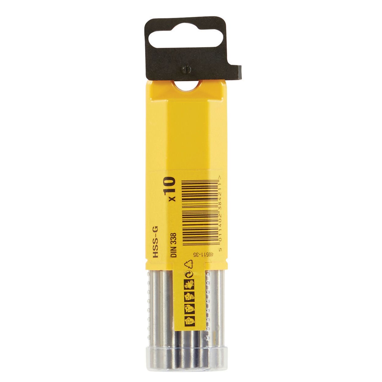 Сверло по металлу DEWALT DT5362, 7x69x109 мм, 10 шт. (DT5362-QZ)