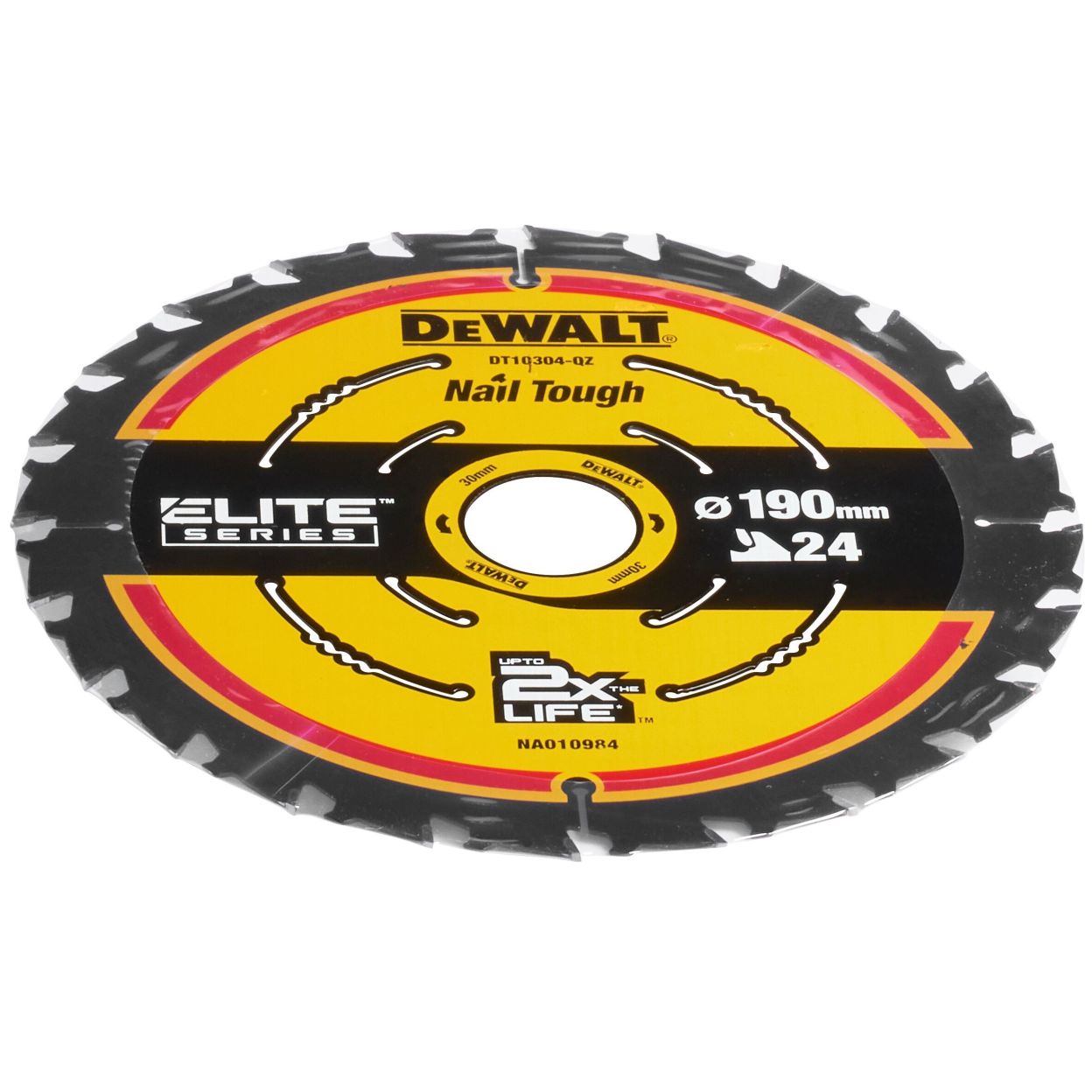 Пильный диск по дереву DEWALT DT10402, 190х30х1.65 мм, 5 шт. (DT10402-QZ-5)