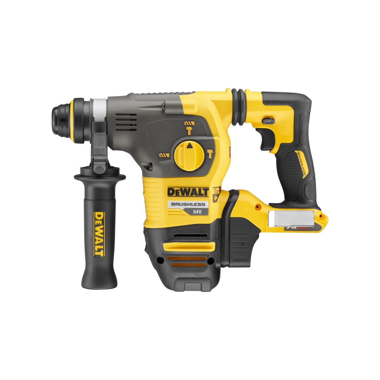 Аккумуляторный бесщеточный перфоратор DEWALT 54 В, 2.8 Дж, 4390 уд/мин, 980 об/мин, без АКБ и ЗУ, в кейсе TSTAK, DCH323NT