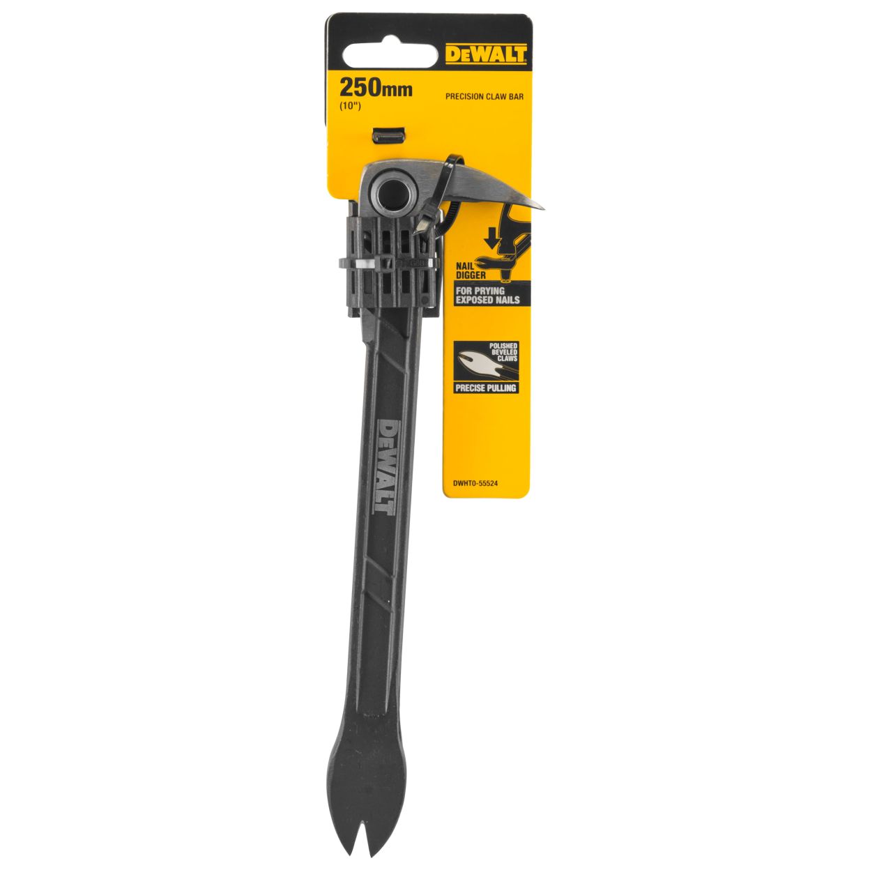 Монтировка-гвоздодер DEWALT DWHT0-55524, 25 см