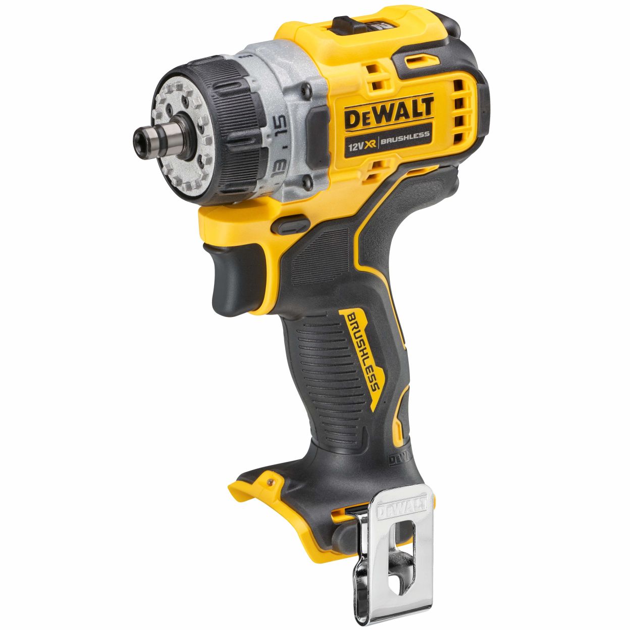 Дрель-шуруповерт DEWALT DCD703L2T, 12 В, 58 Нм, 1500 об/мин, с набором насадок, 2 АКБ 3 Ач и ЗУ, в кейсе TSTAK (DCD703L2T-QW)