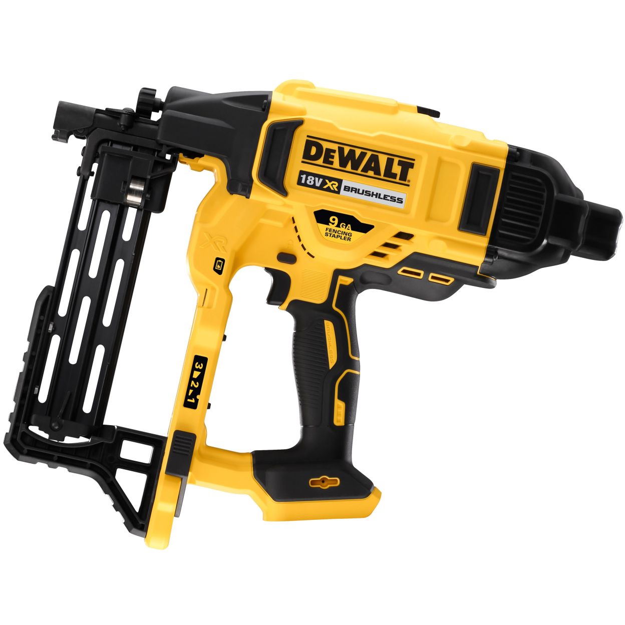 Аккумуляторный скобозабивной пистолет DEWALT DCN681N, 18 В, c 2 АКБ 5 Ач и ЗУ, в сумке (DCFS950P2-QW)