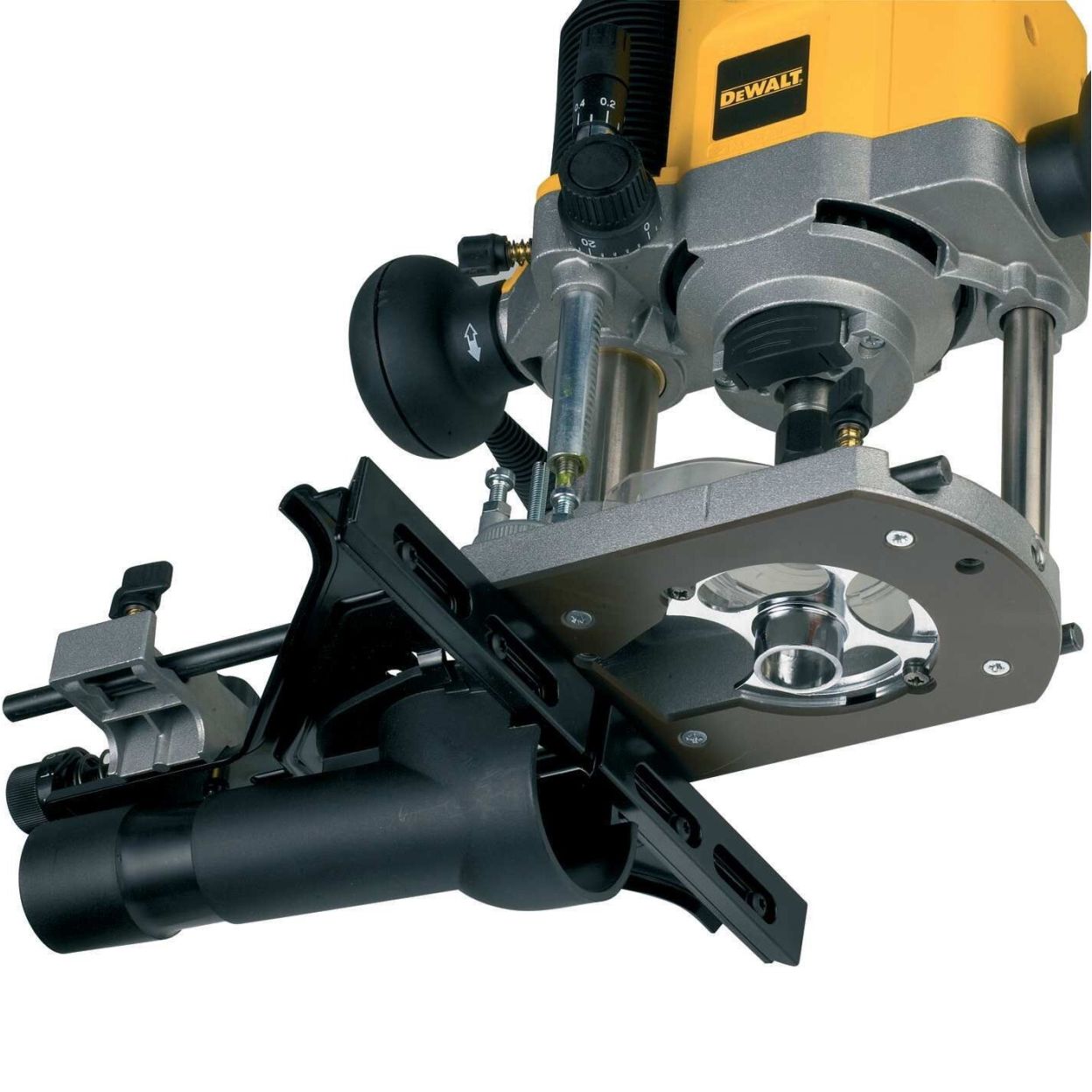Вертикальный фрезер DEWALT DW621K, 1100 Вт, 24000 об/мин, 55 мм, в кейсе (DW621K-QS)
