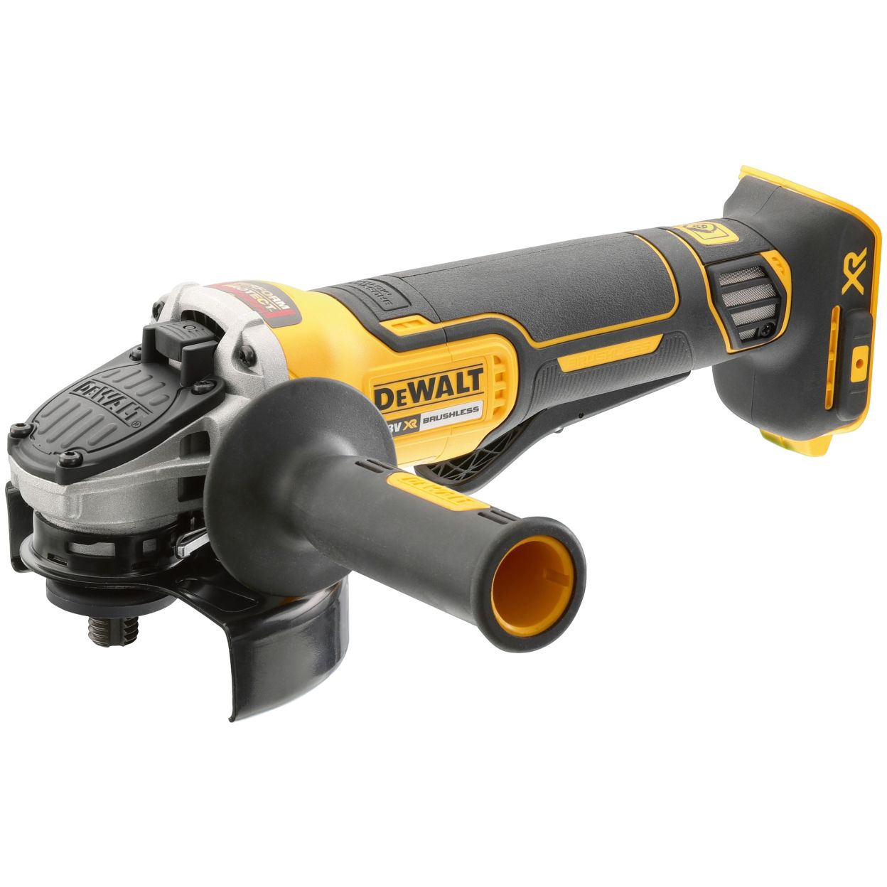 Аккумуляторная угловая шлифмашина DEWALT DCG406P2LRT, 18 В, 125 мм, 9000 об/мин, с 2 АКБ 5 Ач без ЗУ, в кейсе TSTAK (DCG406P2LRT-XJ)