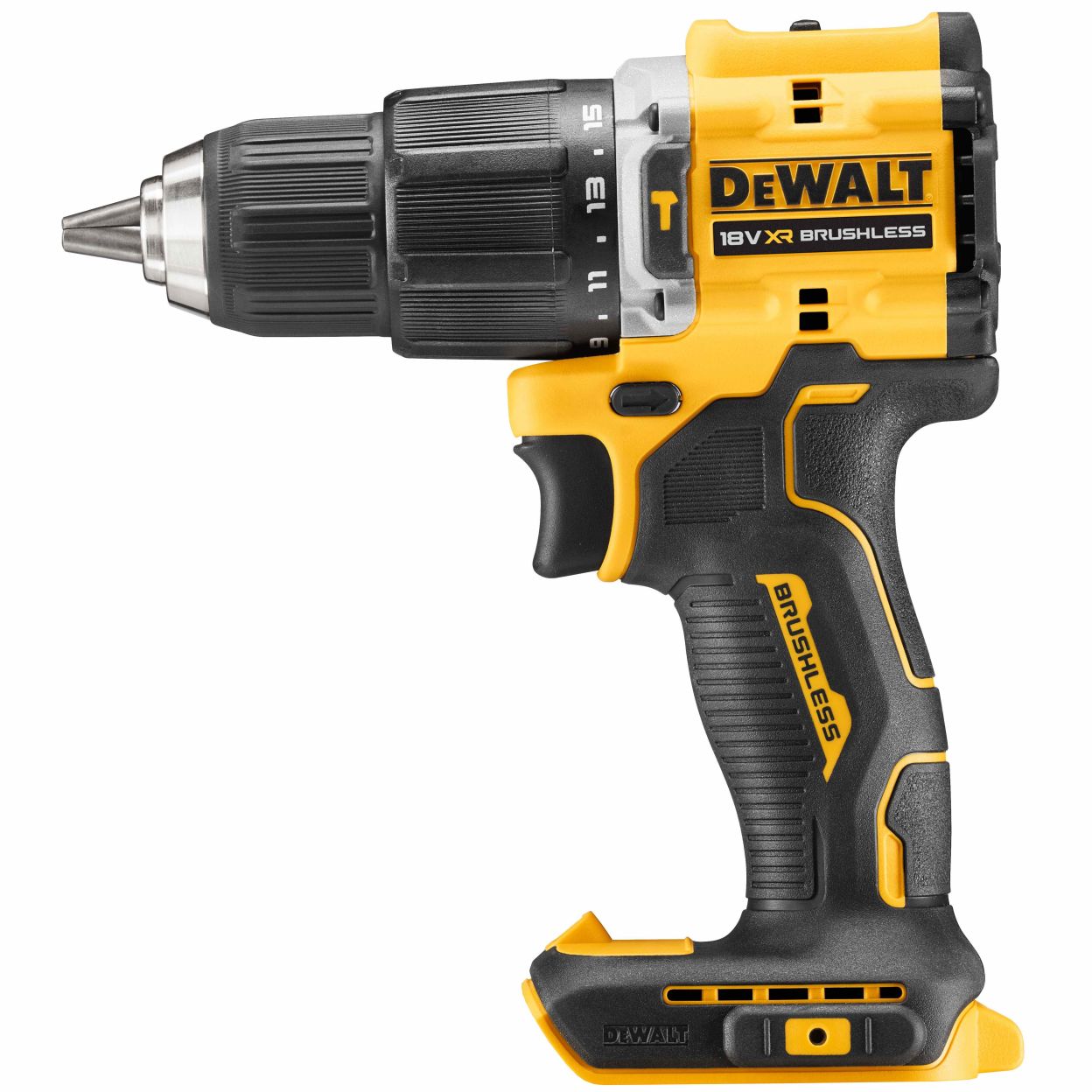 Ударная дрель-шуруповерт DEWALT DCD100YP2T, 18 В, 1650 об/мин, 28050 уд/мин, с 2 АКБ 5 Ач и ЗУ, в кейсе TSTAK (DCD100YP2T-QW)