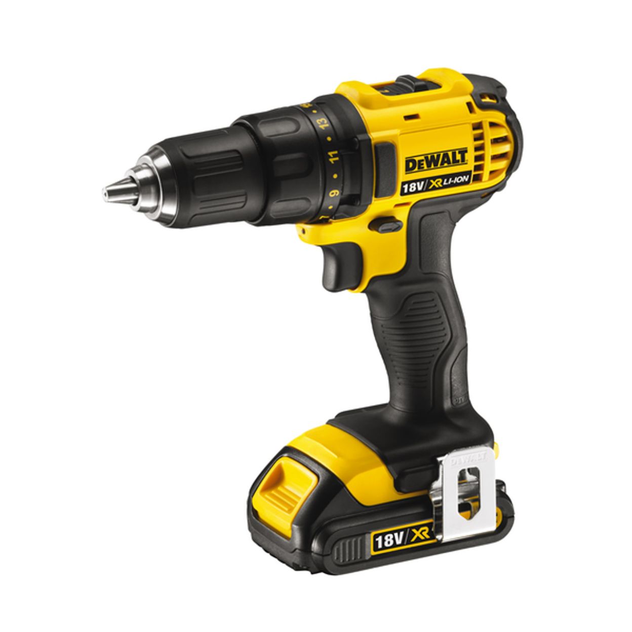 Аккумуляторная безударная дрель-шуруповерт DEWALT DCD780C2, 18 В, XR