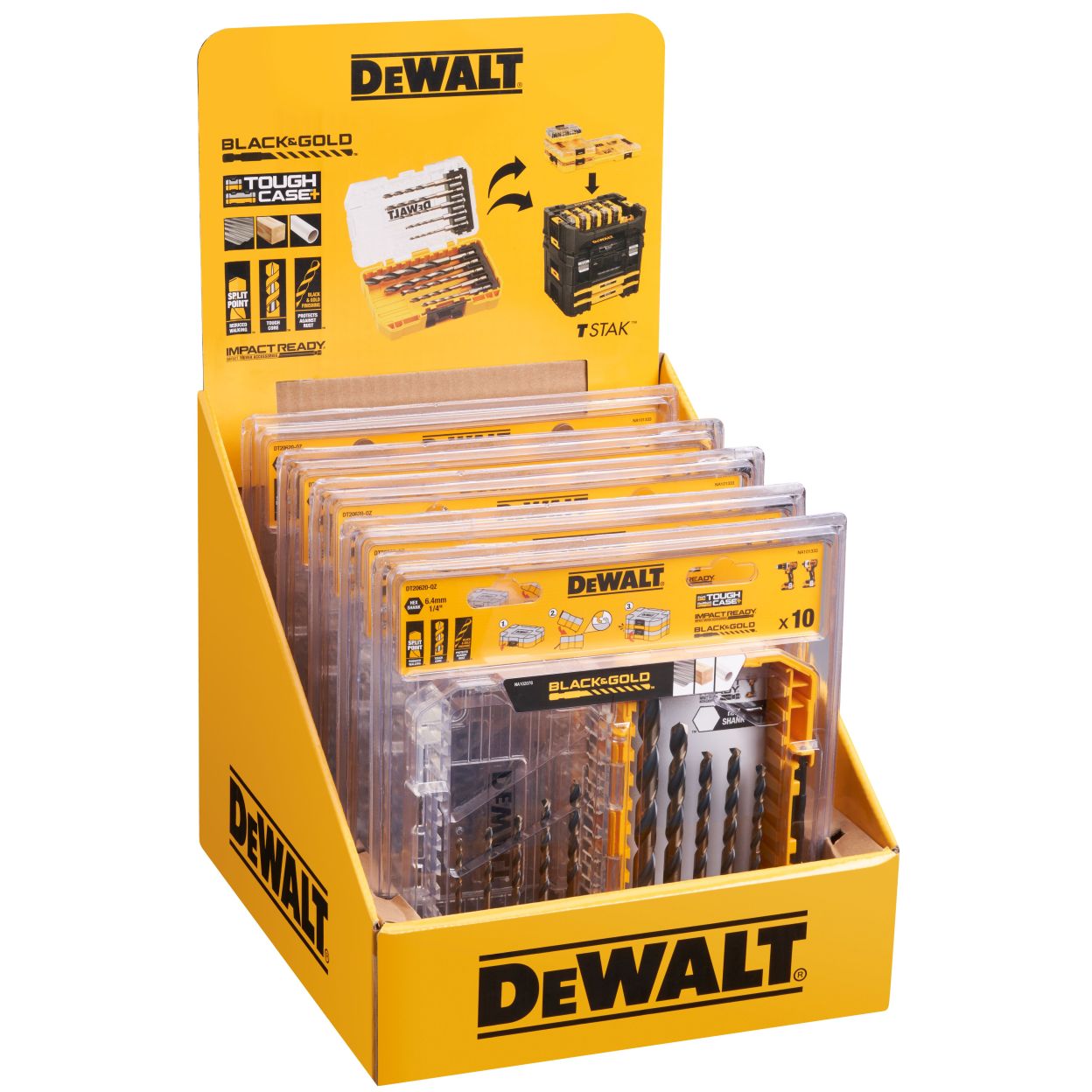 Набор сверл по металлу DEWALT DT20620, 3-10 мм, 10 шт. (DT20620-QZ)