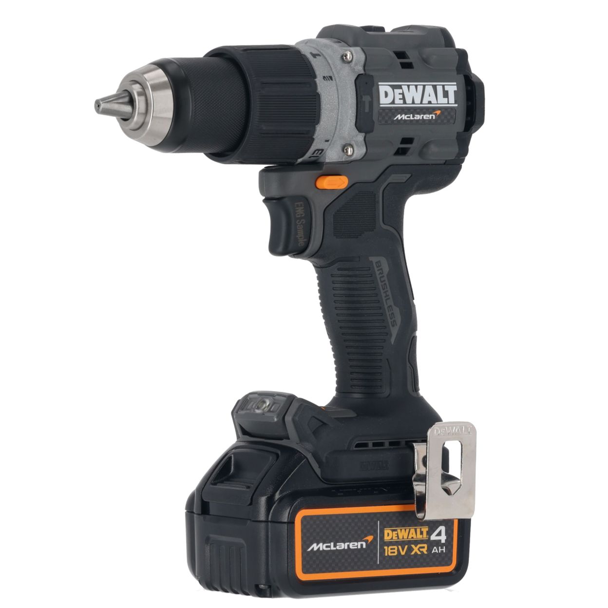 Аккумуляторный набор DEWALT McLaren Limited Edition DCK200MM2T: дрель-шуруповерт + шуруповерт, с 2 АКБ 4 Ач и ЗУ, в кейсе TSTAK