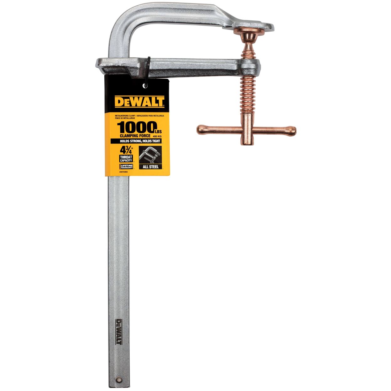 Параллельная струбцина DEWALT DWHT83850-1, 300 мм, 450 кг