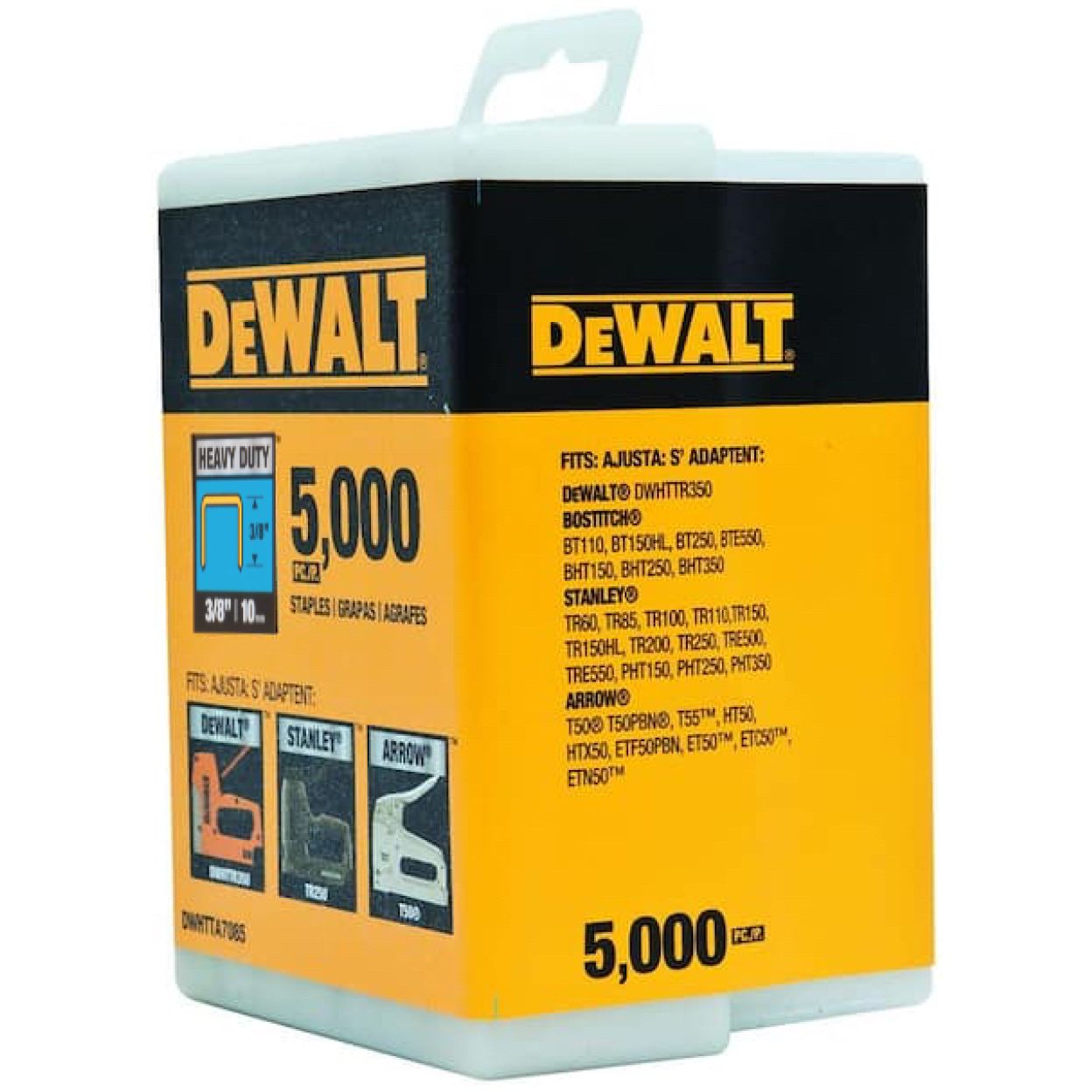 Скоба DEWALT DWHTTA7065, для степлера DWHTTR350, 10 мм, 5000 шт.