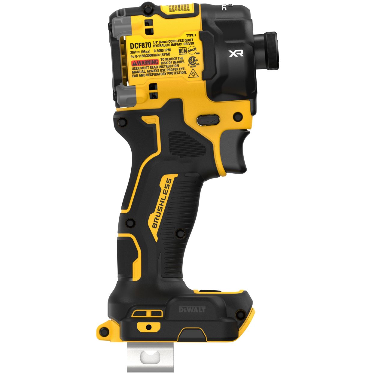 Аккумуляторный масляный шуруповерт DEWALT DCF870B, 20 В, 56 Нм, 4200 уд/мин, без АКБ и ЗУ (DCF870B-XJ)