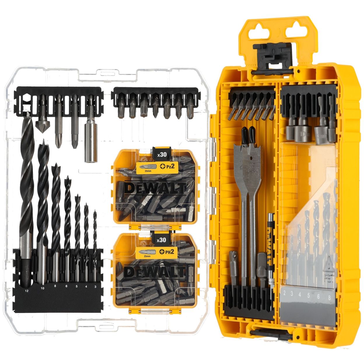 Набор оснастки DEWALT DT70784, 100 шт., в кейсе (DT70784-QZ)