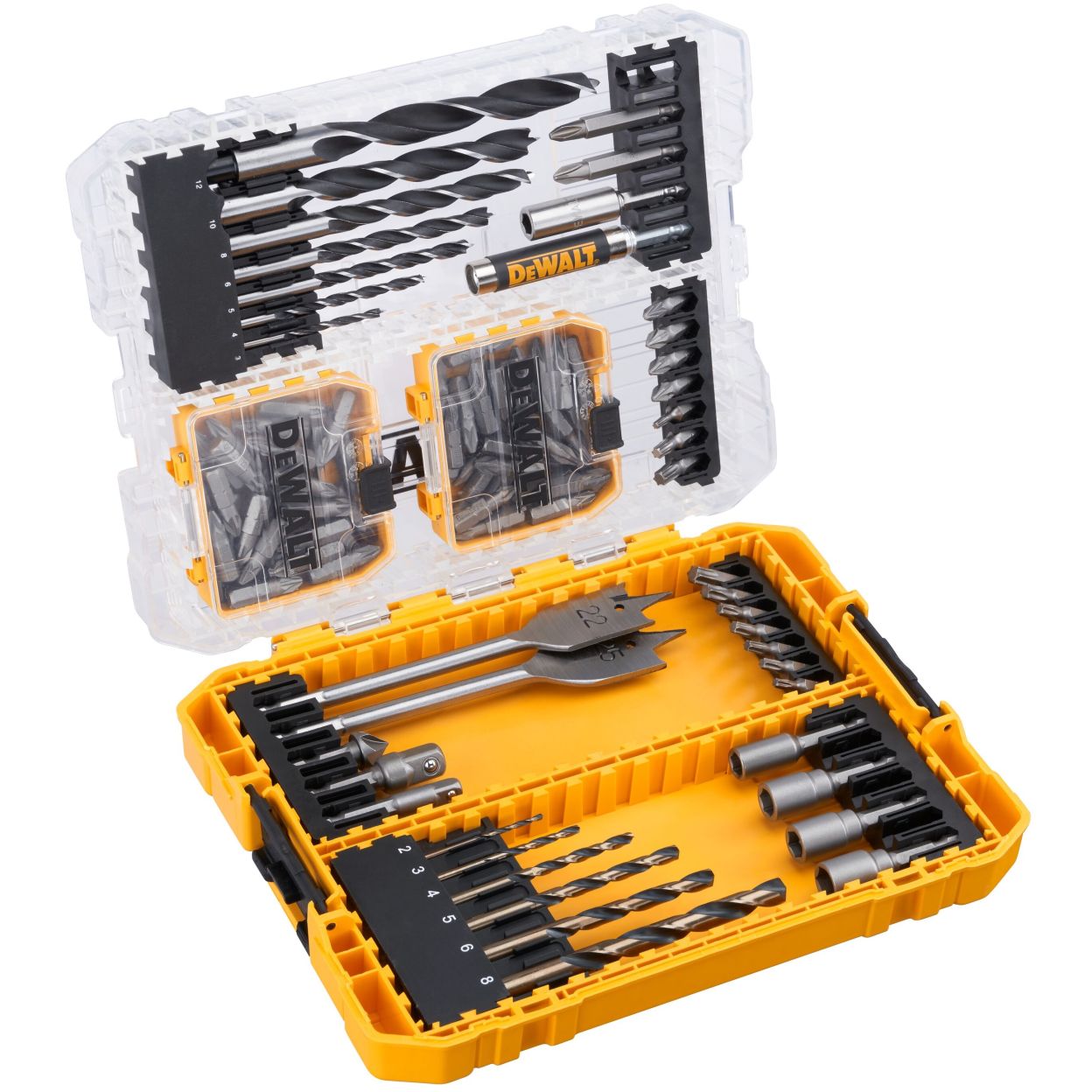 Набор оснастки DEWALT DT70784, 100 шт., в кейсе (DT70784-QZ)