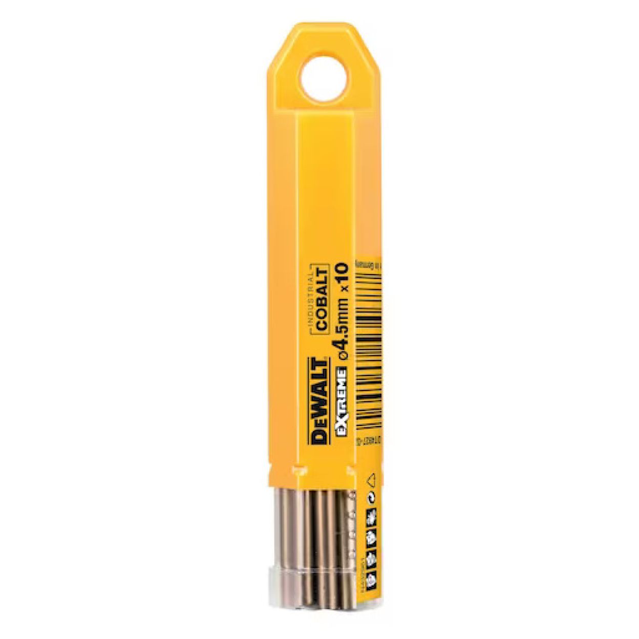 Сверло по металлу DEWALT DT4927, 4.5x46x80 мм, 10 шт. (DT4927-QZ)