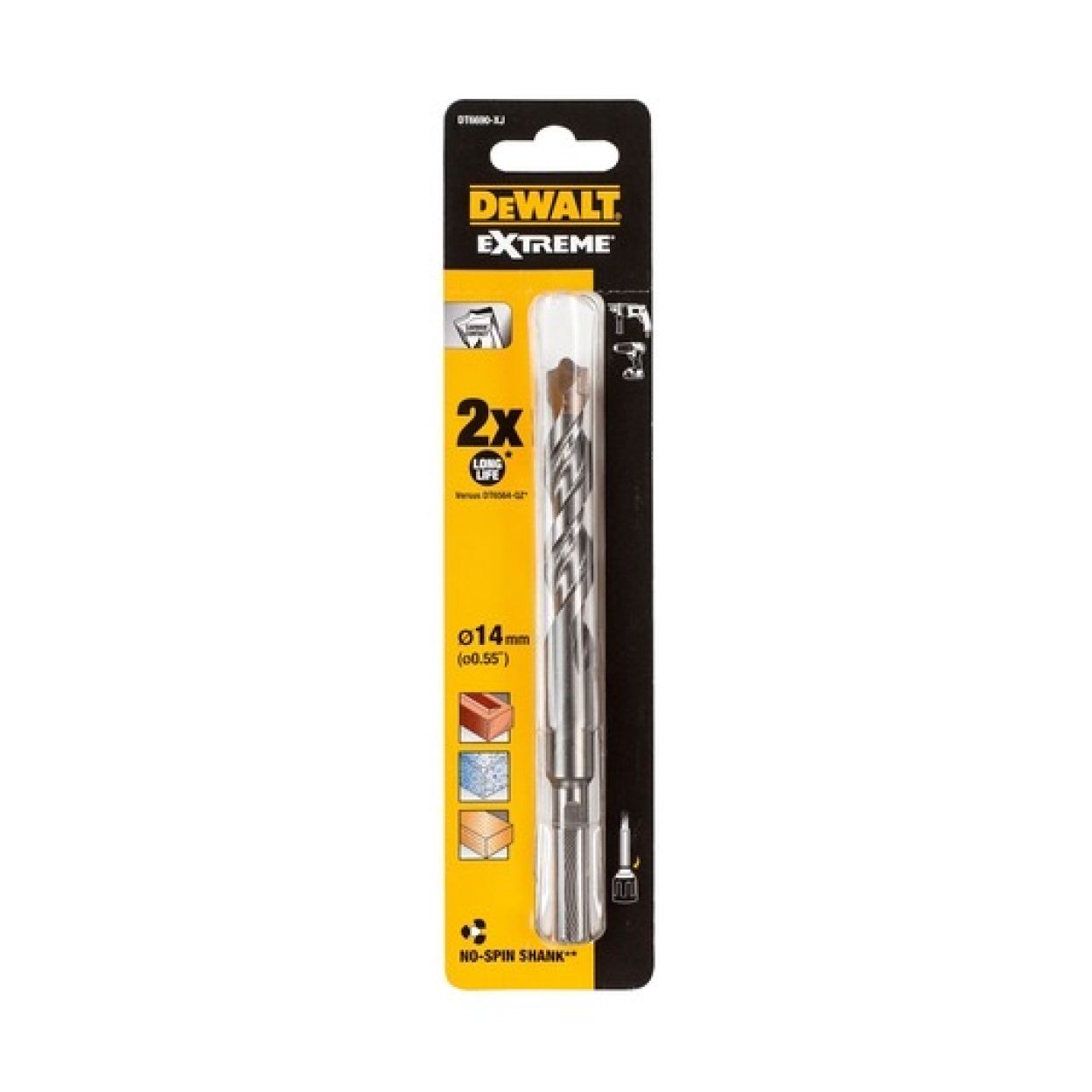 Сверло по бетону DEWALT DT6690, 14x100x150 мм, 1 шт. (DT6690-XJ)