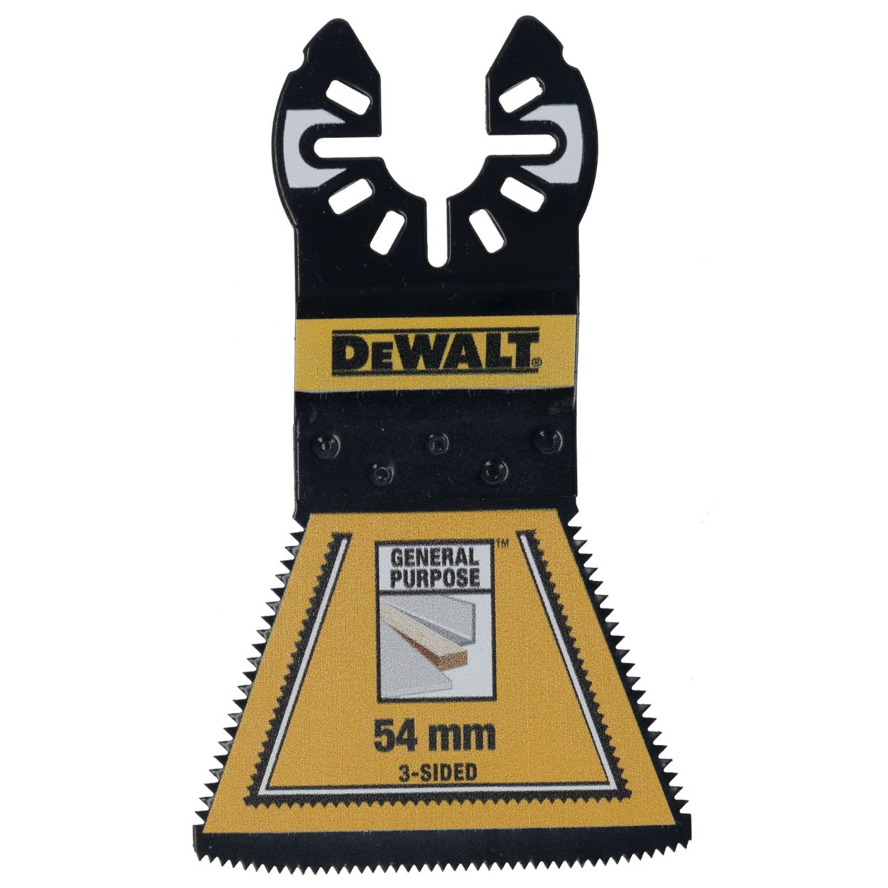 Полотно трехстороннее DEWALT для реноватора, 54 мм, DT20773