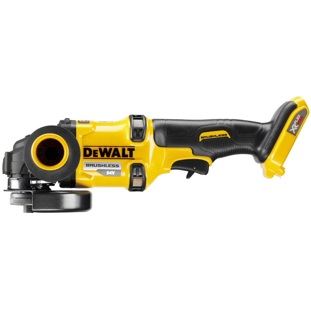 Аккумуляторная угловая шлифмашина DEWALT DCG418X2, 54 В, 125 мм, 9000 об/мин, с 2 АКБ 3 Ач и ЗУ, в кейсе TSTAK (DCG418X2-QW)