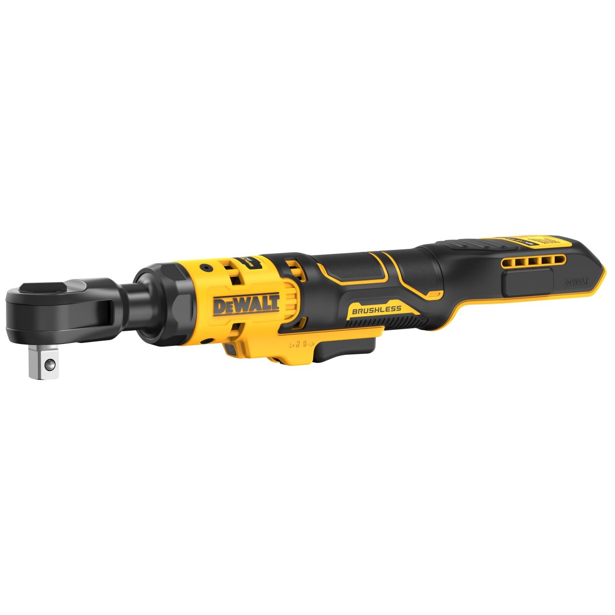 Аккумуляторный угловой гайковерт DEWALT DCF512D1G, с трещоткой, 18 В, 95 Нм, 250 об/мин, с АКБ 2 Ач и ЗУ, в чехле (DCF512D1G-QW)